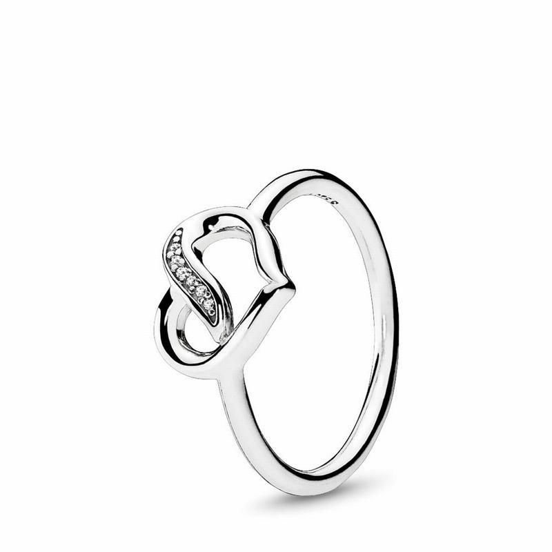 Pandora Dreams Of Love Promise Ring - Sterling Silver/Cubic Zirconia - Canada | PW3984HN